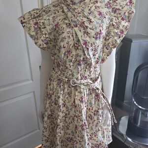 10 Crosby Derek Lam Yellow Floral Dress